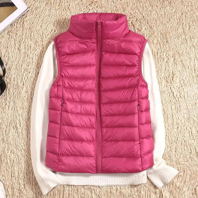 Milcah | Ultra Light Down Sleeveless Puffer Vest