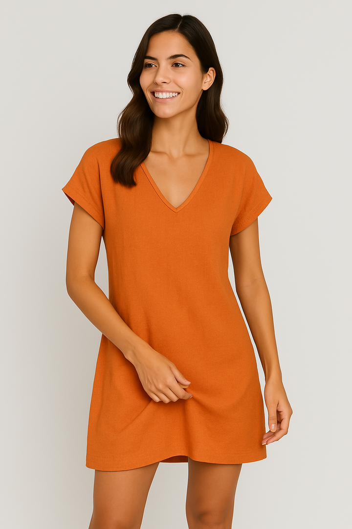 Maris | V-Neck Tunic Dress